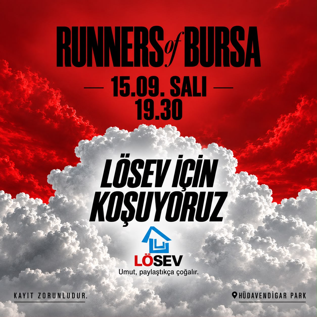 LÖSEV İÇİN KOŞUYORUZ afişi