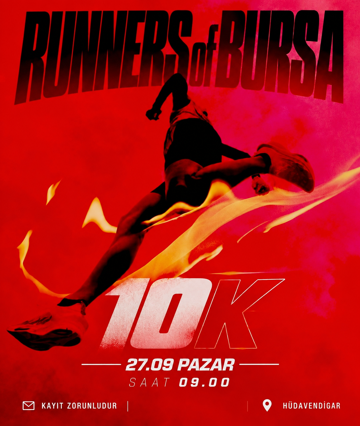10K Pazar Koşusu afişi