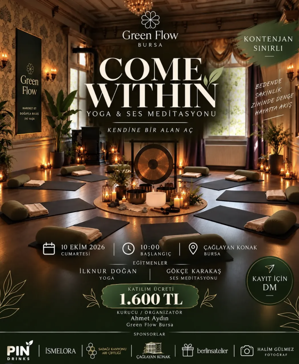 Yoga & Ses Meditasyonu afişi