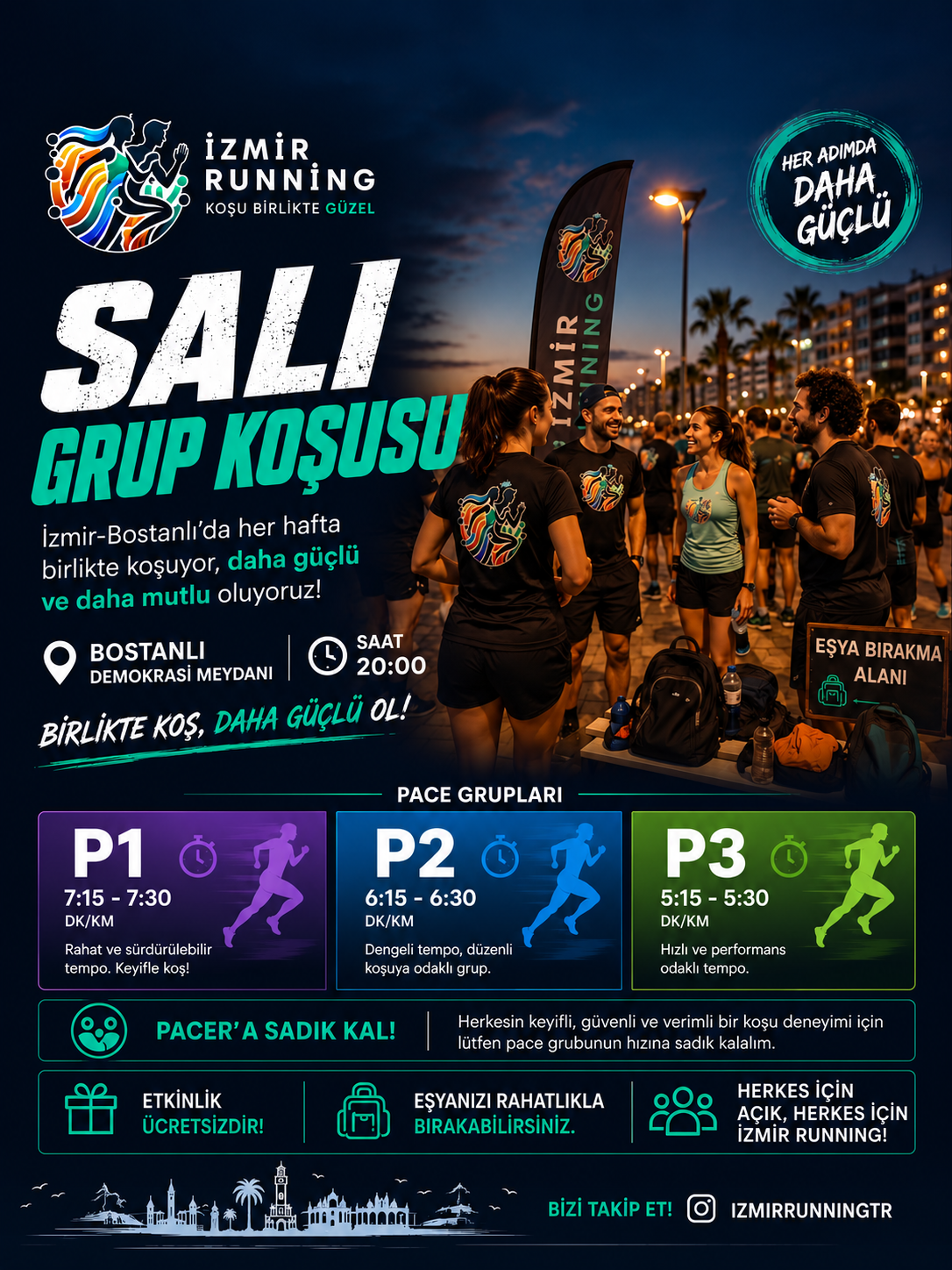 Salı Grup Koşusu afişi