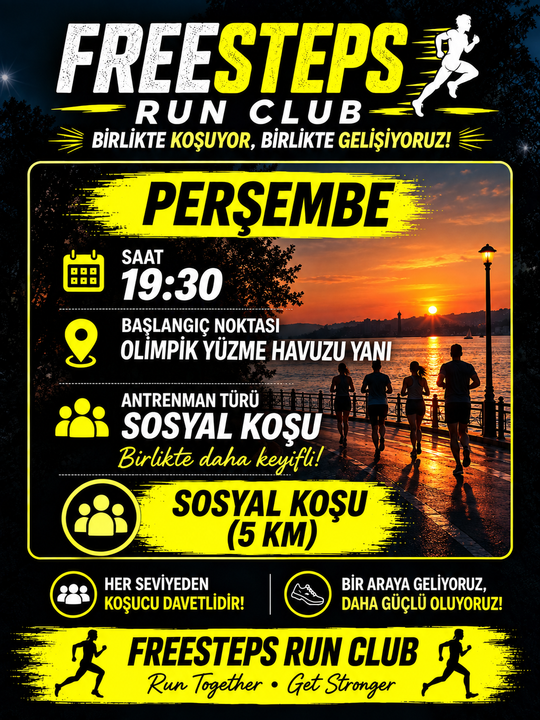 Sosyal Koşu afişi