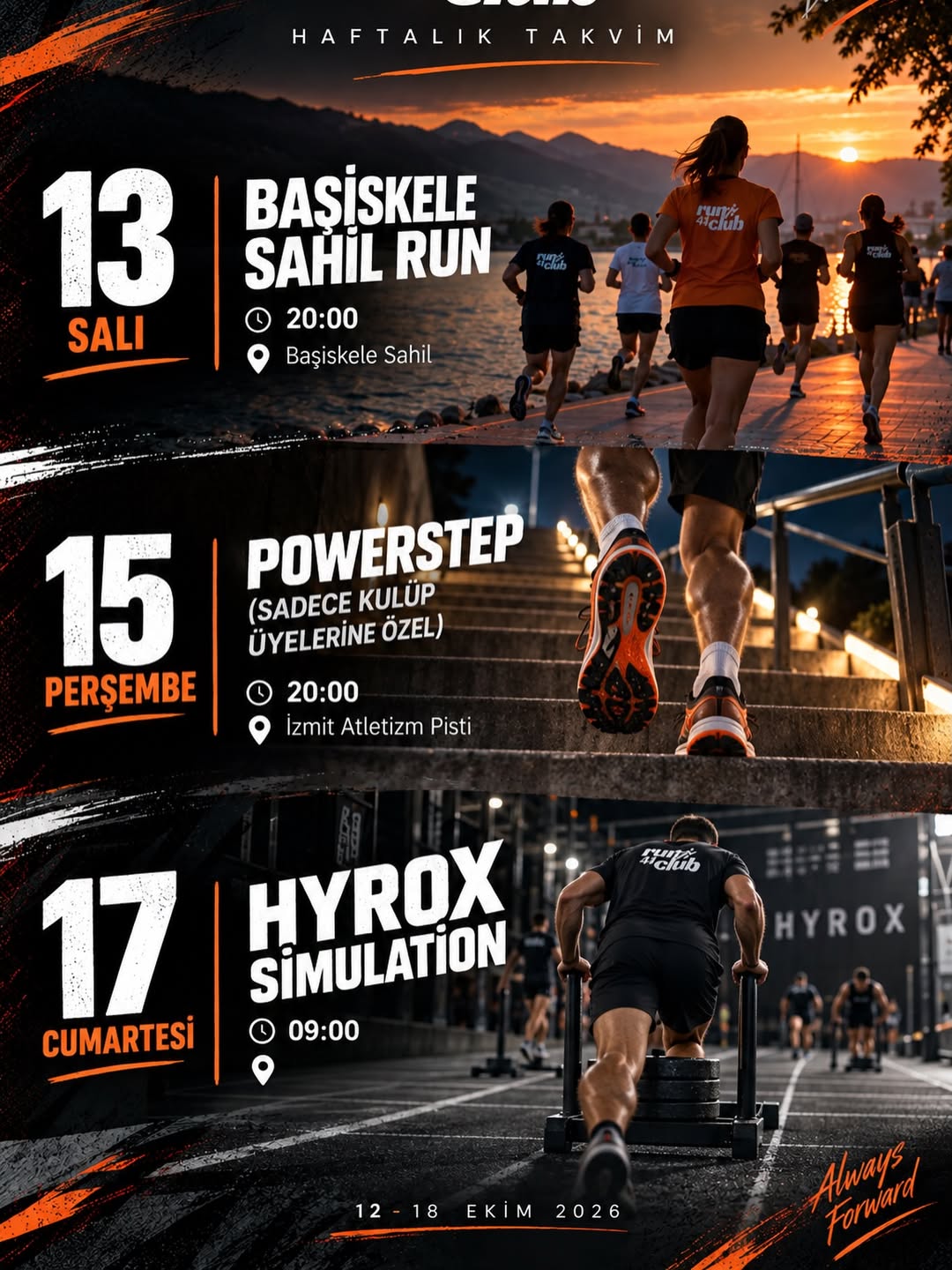 Başiskele Sahil Run afişi