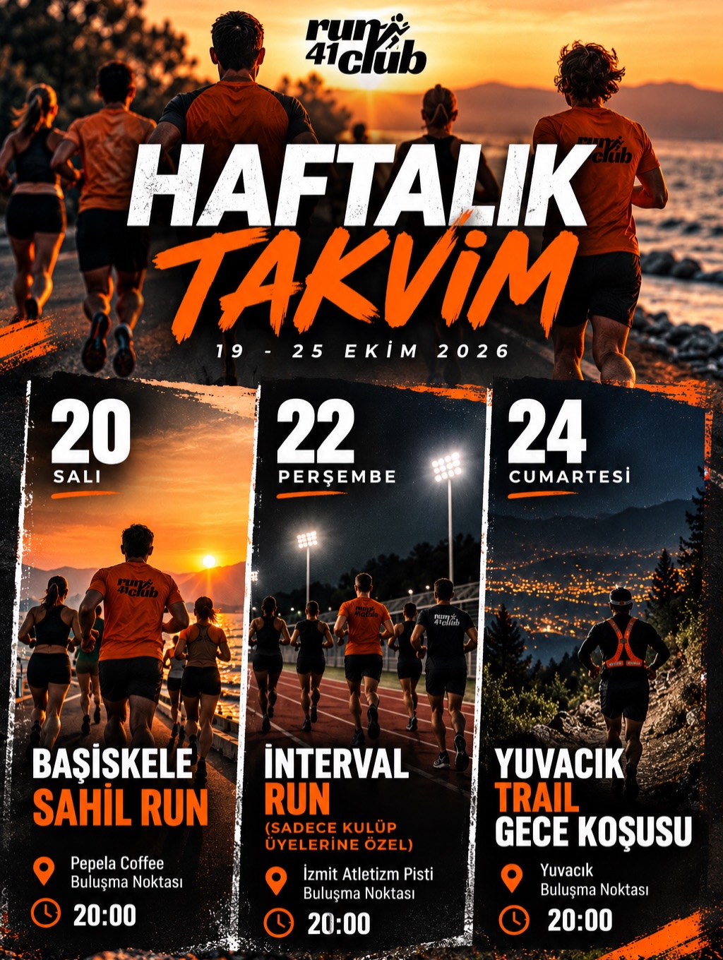 Yuvacık Trail Gece Koşusu afişi