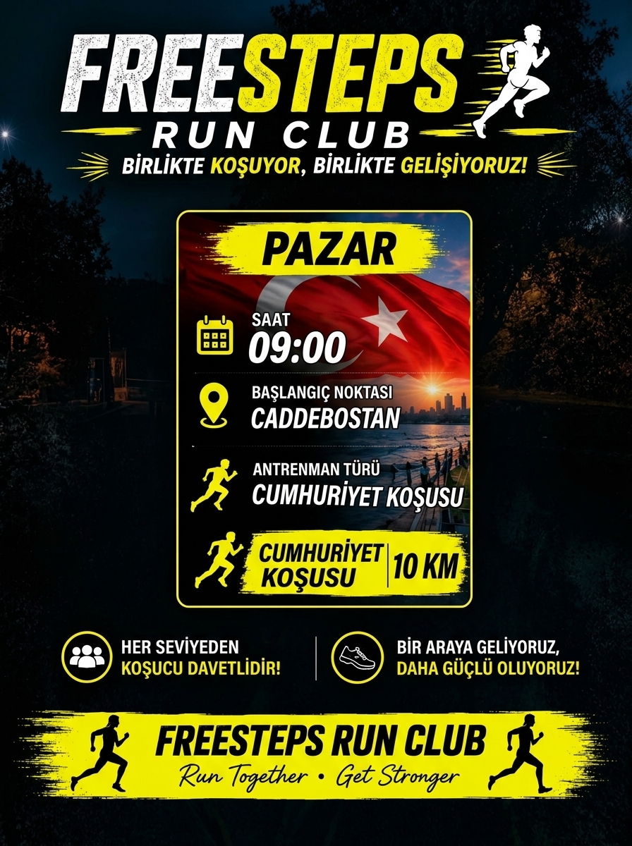 Cumhuriyet Koşusu afişi