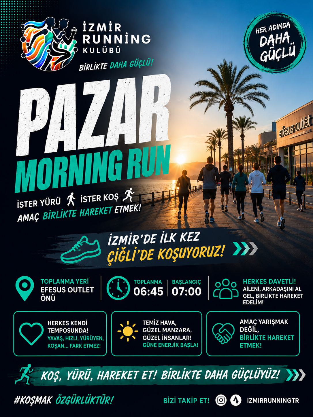 Pazar Morning Run afişi