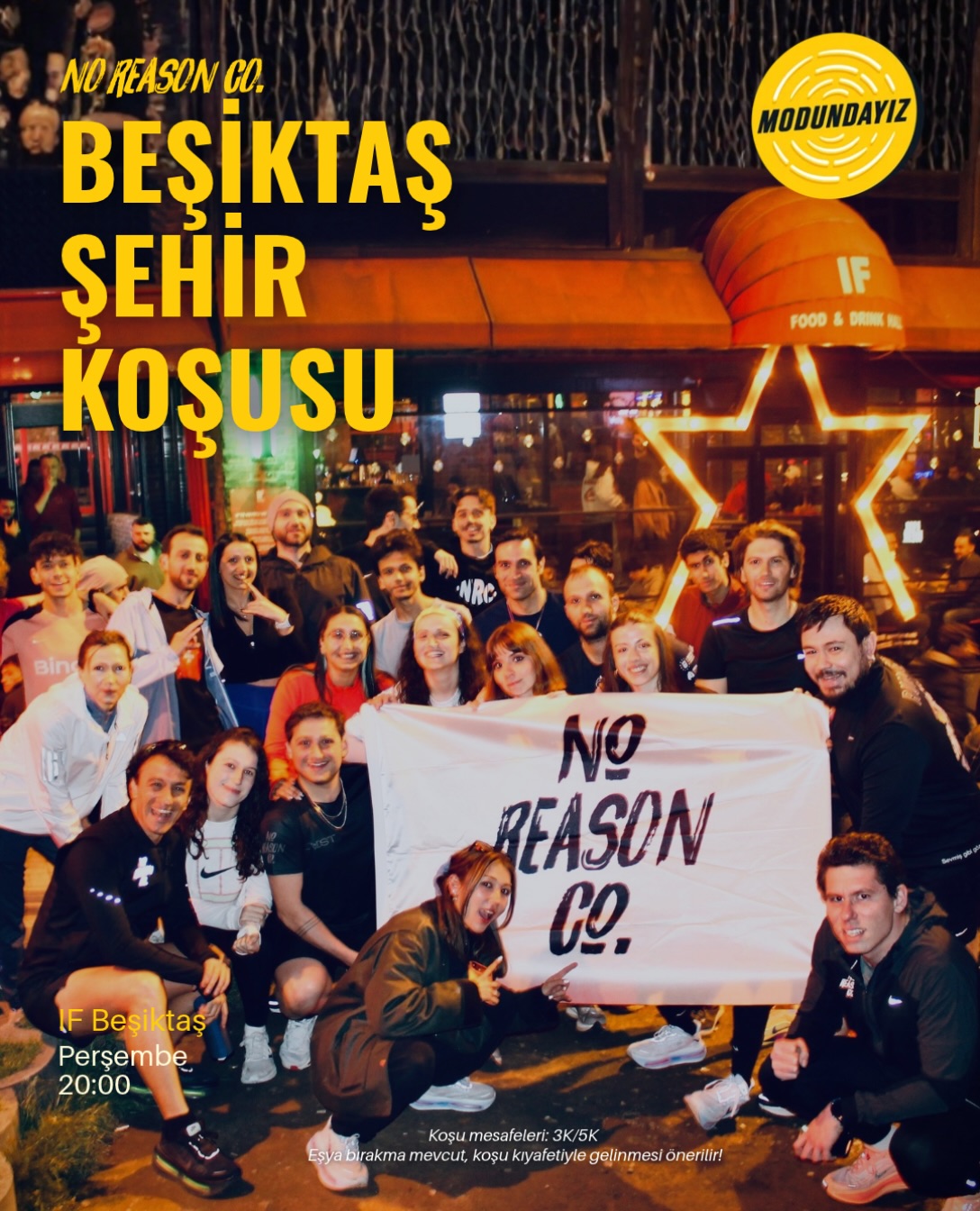 Beşiktaş Şehir Koşusu afişi