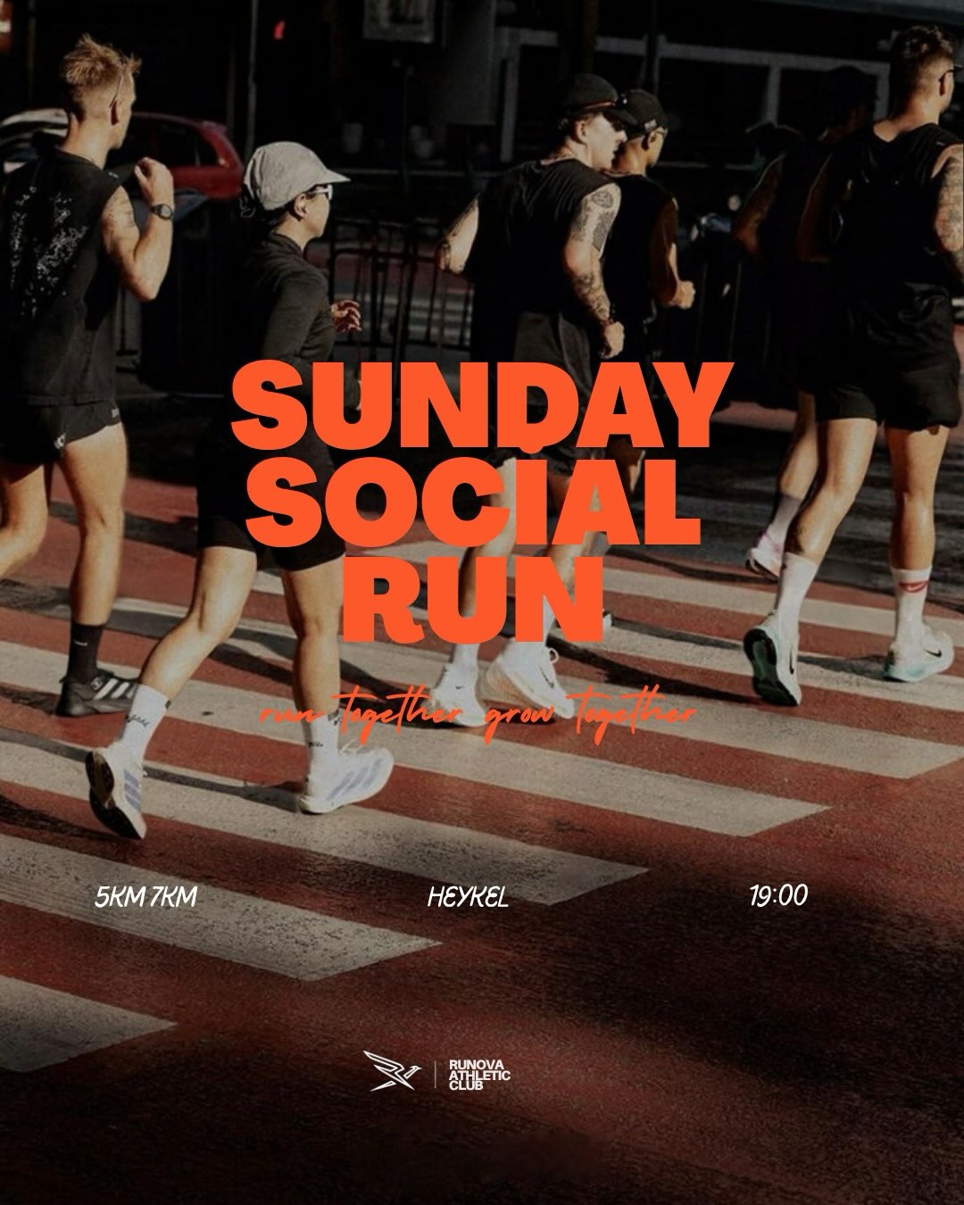 Sunday Social Run afişi