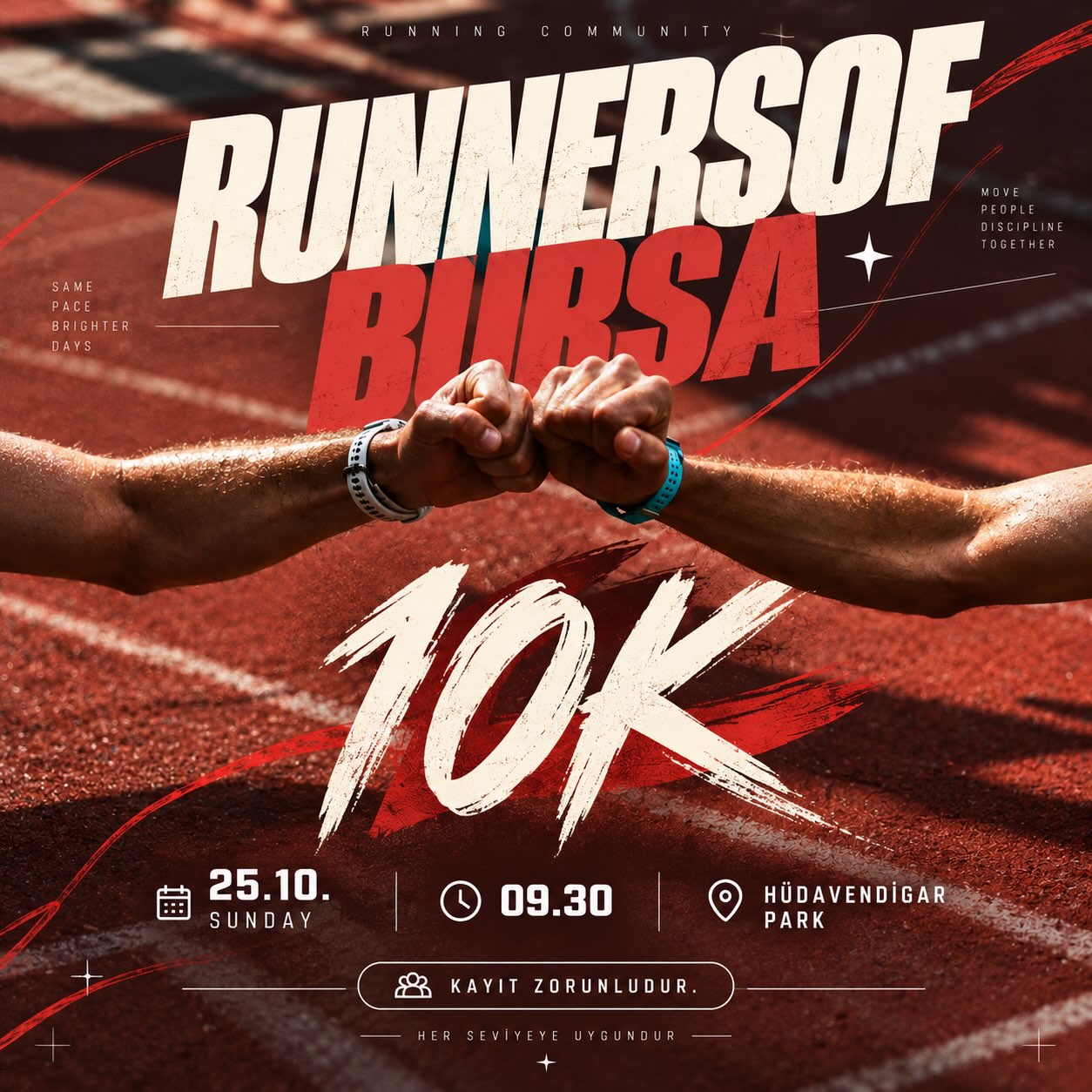 10K Koşusu afişi