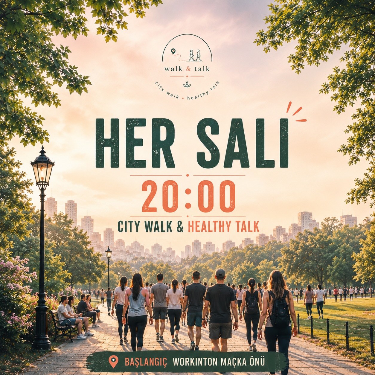 City Walk & Healthy Talk afişi