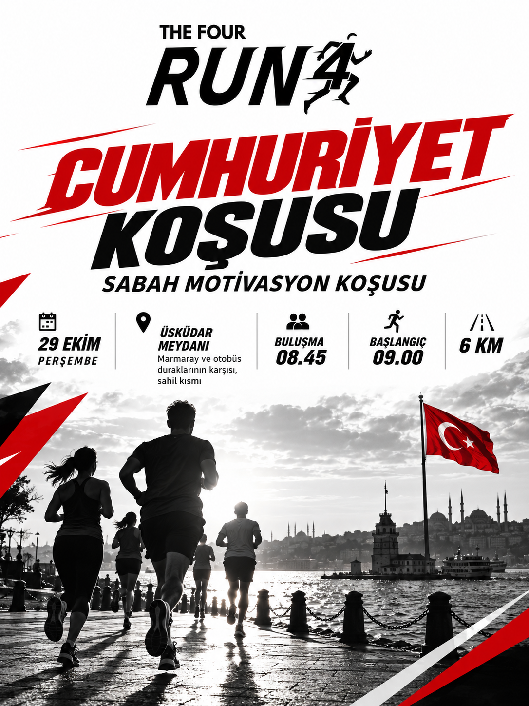 Sabah Motivasyon Koşusu afişi