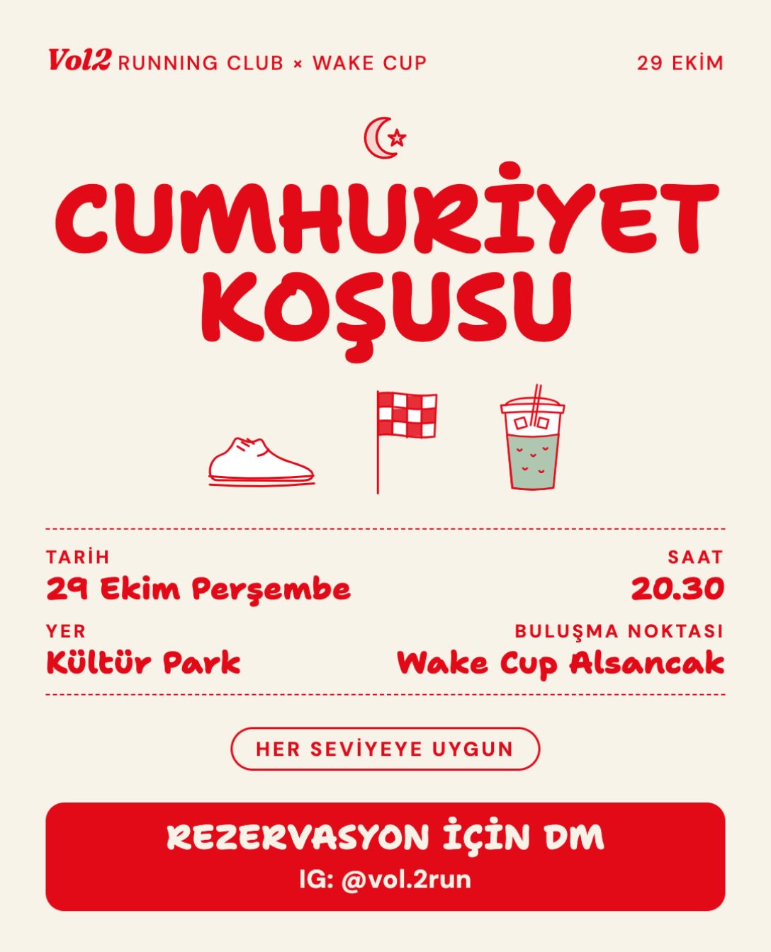 Cumhuriyet Koşusu afişi