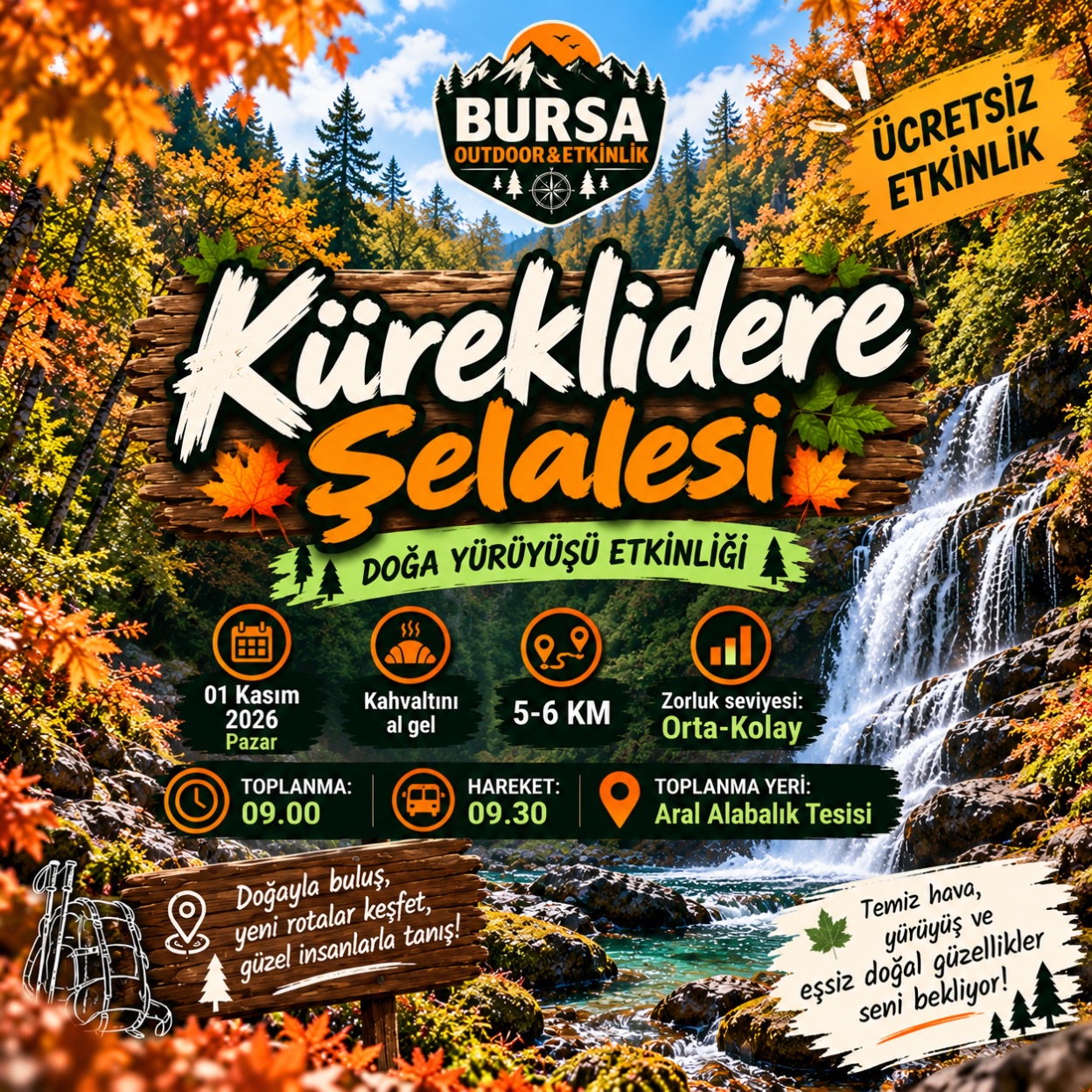 Küreklidere Şelalesi afişi