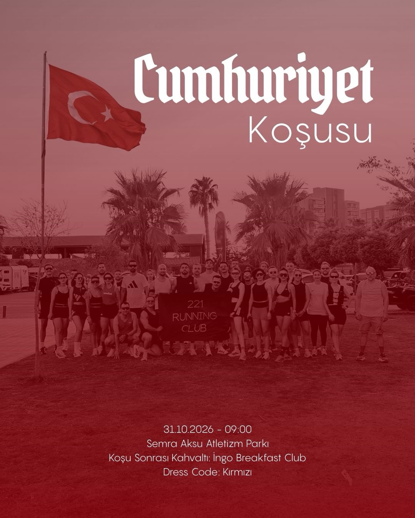 Cumhuriyet Koşusu afişi