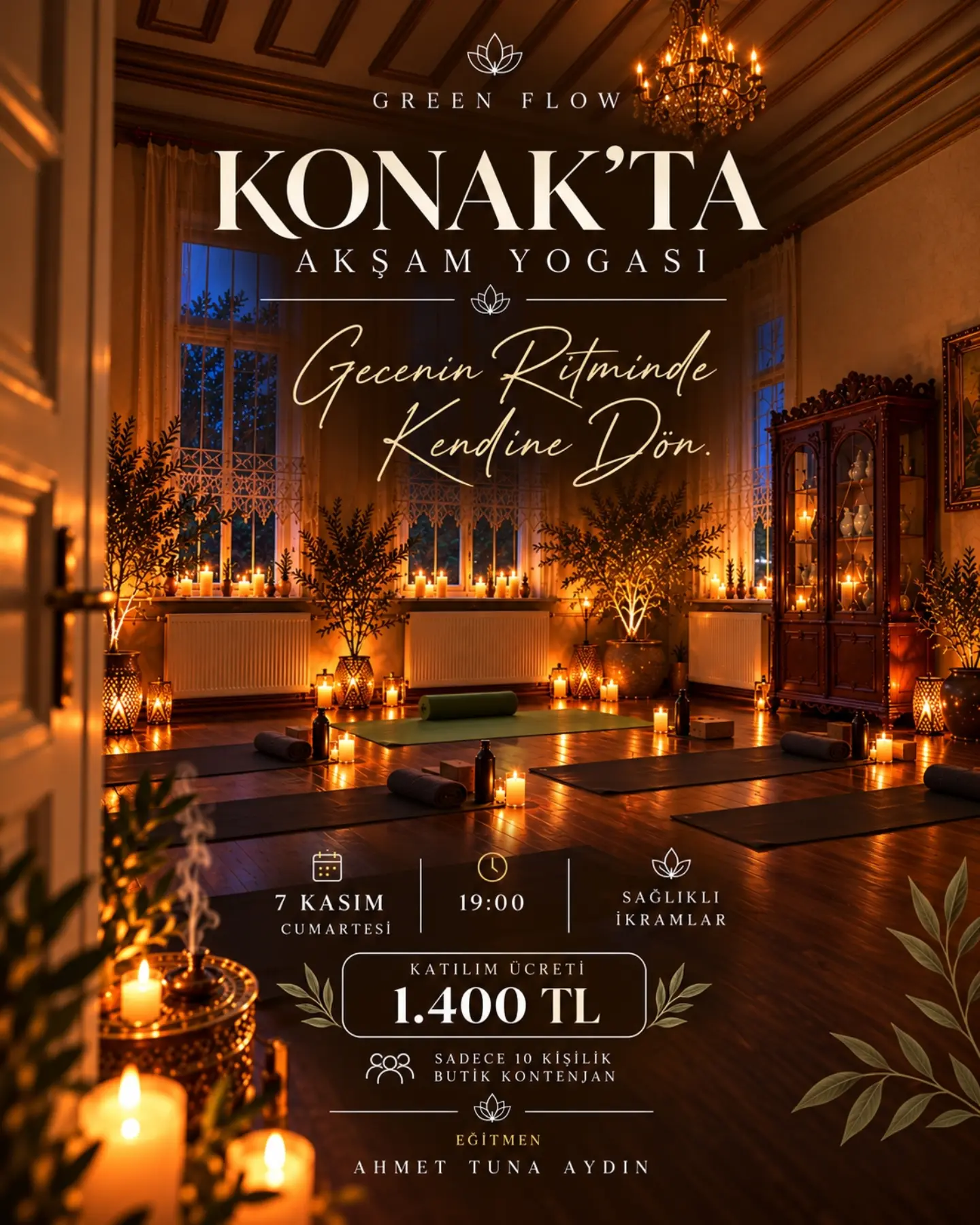 Konak'ta Akşam Yogası afişi